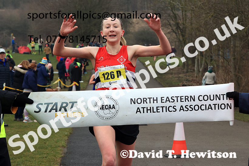 Senior Women and Over-35s Women 2025 NECAA Royal Signals Road Relays Champs.,  Hetton Lyons Country Park, Hetton le Hole, County Durham. Photo: David T. Hewitson/Sports for All Pics